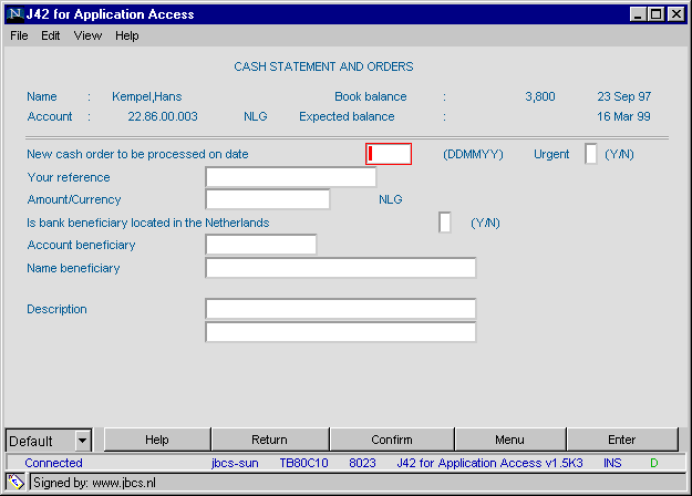 Windows style User Interface